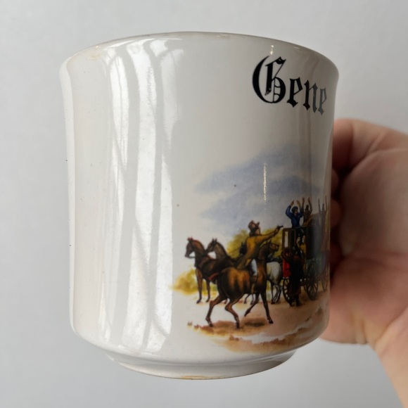 5/$25 💘 Vintage GENE Ceramic Western Mug - Picture 4 of 7